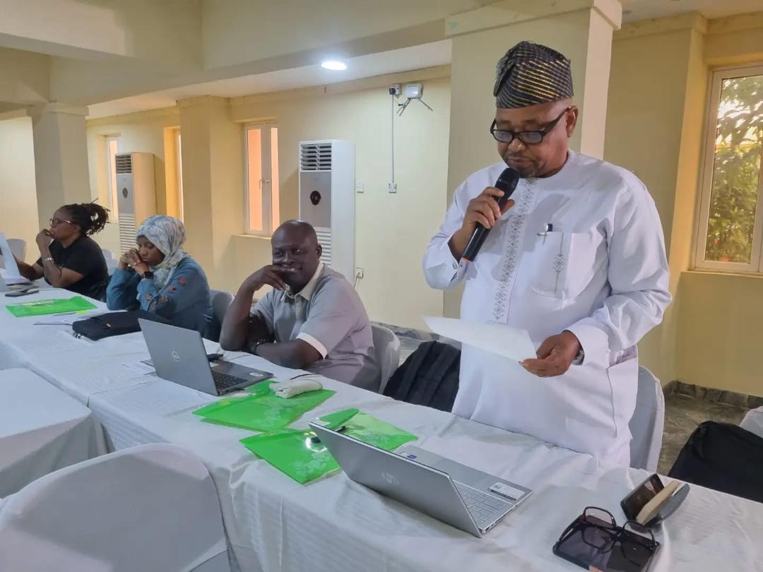 NTD National Coordinator Dr. Fatai Oyediran giving a closing remark